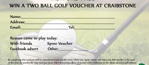 September Visitors Golf Pass Winner