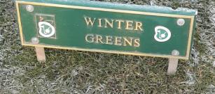 Course Open Wed 6th Feb - but on Winter Greens