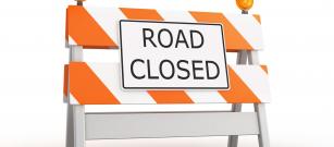 Road Closed - this weekend